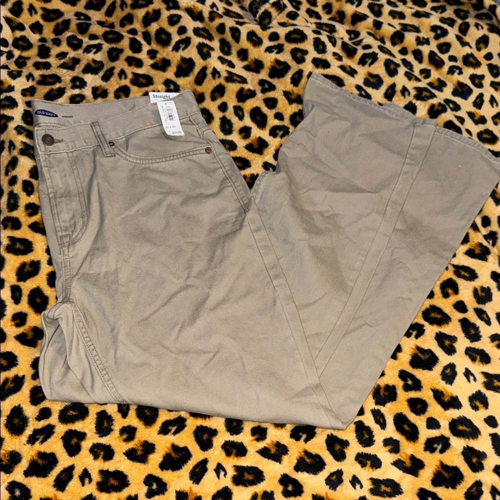 Old Navy Men's Tan Chinos